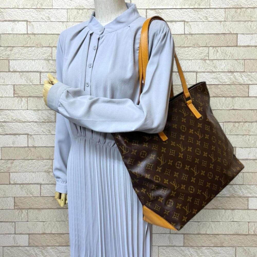 Pre-owned Louis Vuitton Caba Maison Monogram Tote Bag in Canvas (M51151) Brow... - Picture 2 of 16
